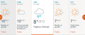 2017 Yılbaşı Gecesi İstanbul Hava Durumu ve Kar Yağma İhtimali