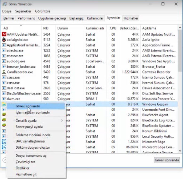 windows-10-baslat-menusu-acilmiyor-explorer-exe2