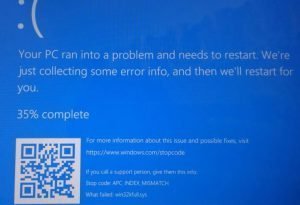 Windows 10 APC_INDEX_MISMATCH Hatası Çözümü(Yazdırma Sırasında Windows Çökmesi)